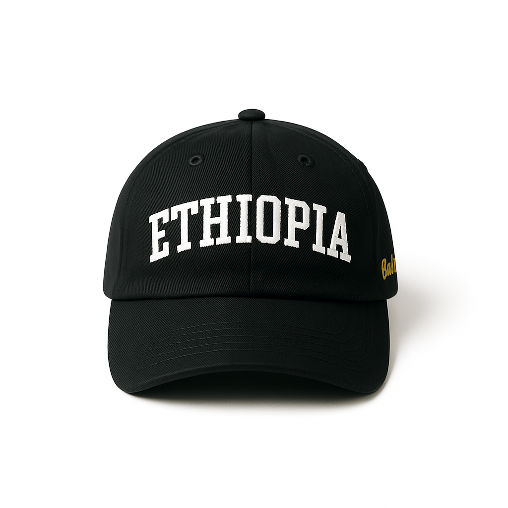 Black Ethiopia Dad Hat