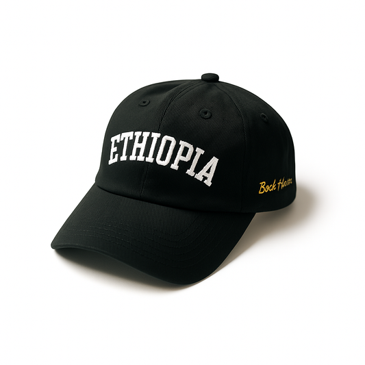 Black Ethiopia Dad Hat